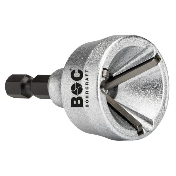 Billede af Bohrcraft Afgrater 1/4" skaft EGR HSS 3-19mm