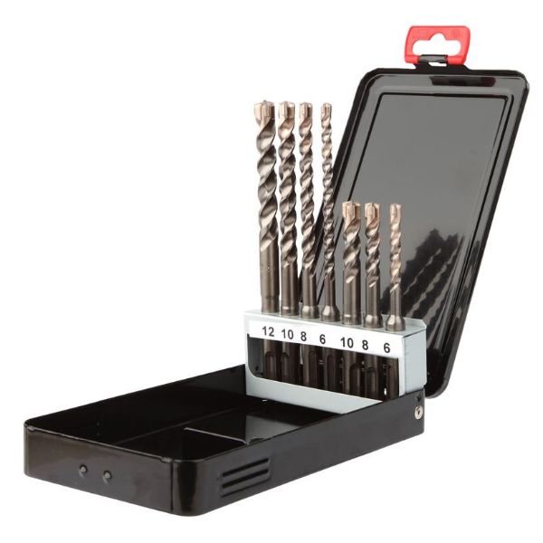 Billede af Diager hammerborsæt Booster Plus 7 dele 6-8-10x110/50 + 6-8-10-12x160/100mm