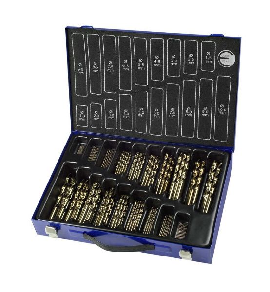 Billede af Bohrcraft Spiralborsæt ME70 1,0-10,0x0,5mm DIN 338 HSS-E Co5 - 70 dele