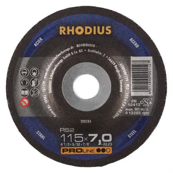 Billede af Rhodius Slibeskive RS2 115x7,0