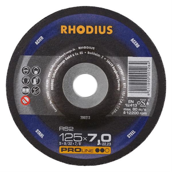 Billede af Rhodius Slibeskive RS2 125x7,0