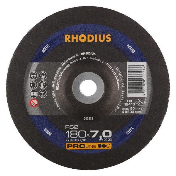 Billede af Rhodius Slibeskive RS2 180x7,0