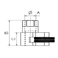 Billede af Forza pindbolt uddriver 4,5 til 9,5mm