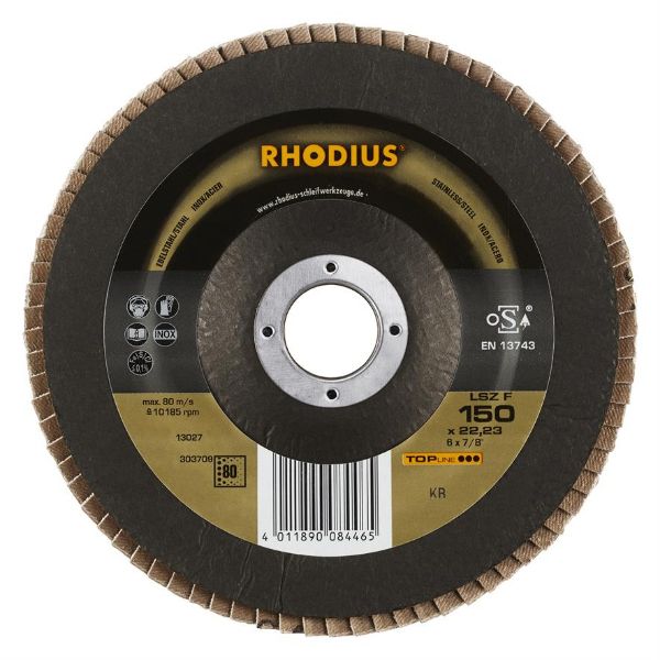 Billede af Rhodius Lamelslibeskive LSZ F 150mm Z80