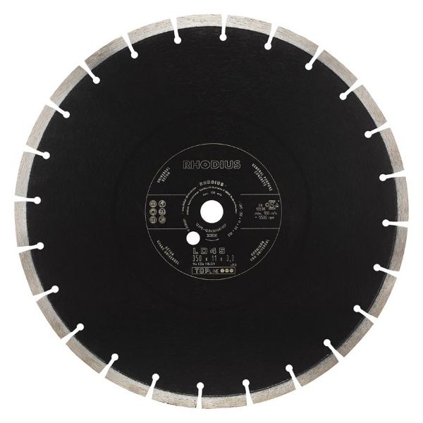 Billede af Rhodius Diamantklinge LD45 350x20,0mm
