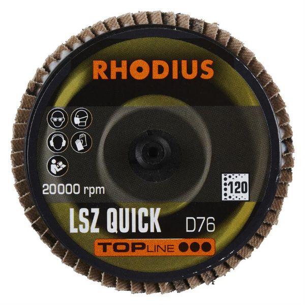 Billede af Rhodius QC Lamelslibeskive Ø76 Z120