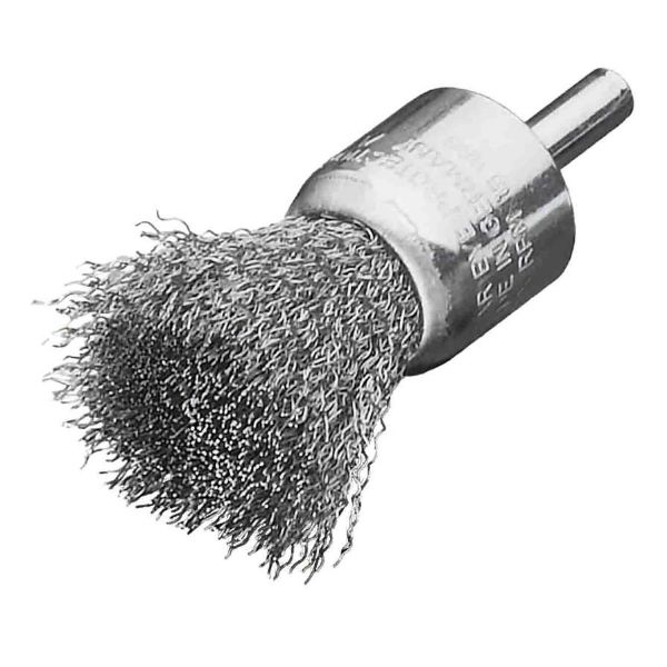 Billede af Lessmann penselbørste m/skaft 23mm Stål 0,3