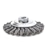 Billede af Lessmann tallerkenbørste Snoet 100mm M14 Stål 0,35