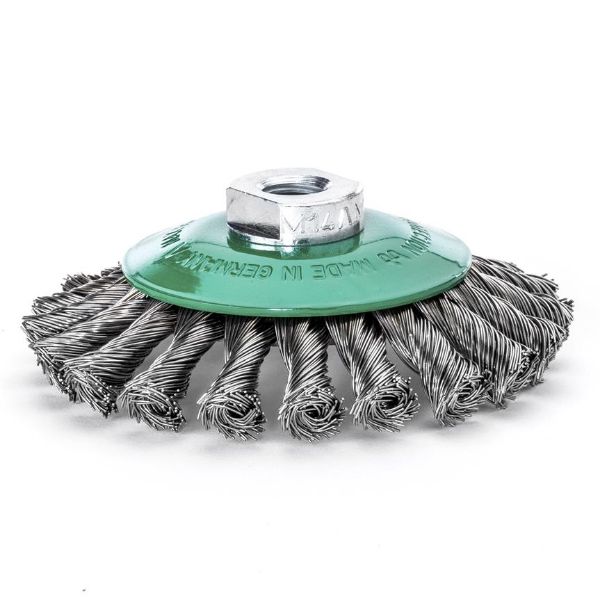 Billede af Lessmann tallerkenbørste Snoet 100mm M14 RF 0,35
