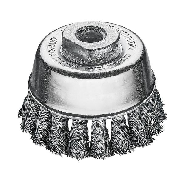 Billede af Lessmann kopbørste Snoet 65mm M14 Stål 0,35