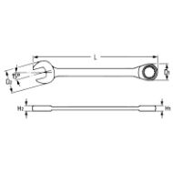 Billede af Heytec ringskraldenøgle 8mm