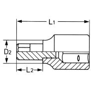 Billede af Heytec top 1/2" Unbrako 4x62mm