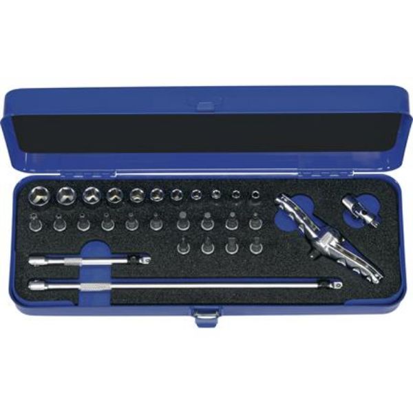 Billede af Heytec kombisæt 1/4" 29 dele