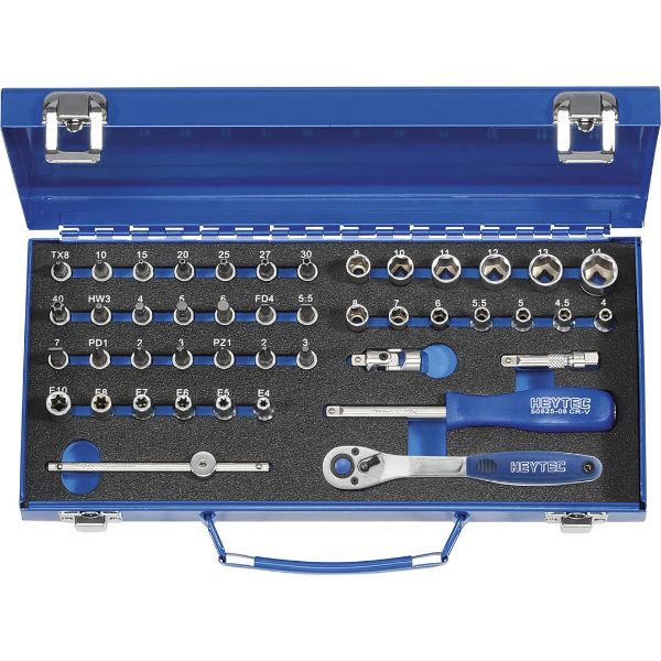 Billede af Heytec bits-/toppesæt 1/4" 45 dele