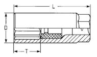 Billede af Heytec tændrørstop 3/8"16mm