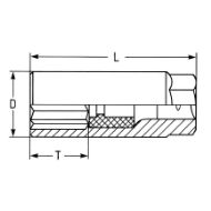 Billede af Heytec tændrørstop 1/2" 16mm