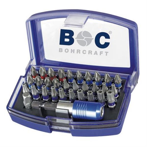 Billede af Bohrcraft Bitsæt PB 32 Blå 32 dele
