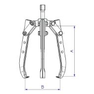 Billede af Forza aftrækker 3 ben 105x110mm