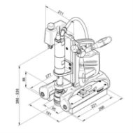 Billede af BDS AIRMAB 5000 PRO Magnetboremaskine