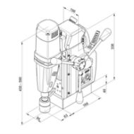 Billede af BDS AUTOMAB 450 Magnetboremaskine