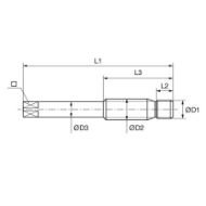 Billede af Baer STI-Tap Kombi M 10x1,0