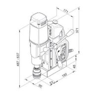 Billede af BDS MAB525 Magnetboremaskine