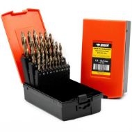 Billede af Baer Spiralborsæt DIN 338 HSS-E TurboCentrix 1,0-13,0mm x 0,5 - 25 dele