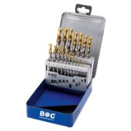 Billede af Bohrcraft Spiralborsæt MG13 1,0-13,0x0,5mm DIN 338 HSS-G TiN-Point Profi Plus 25 dele