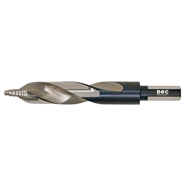 Billede af Bohrcraft Spiralbor DIN 1897 HSS-G TURBO STEP 15,0mm Neddrejet skaft