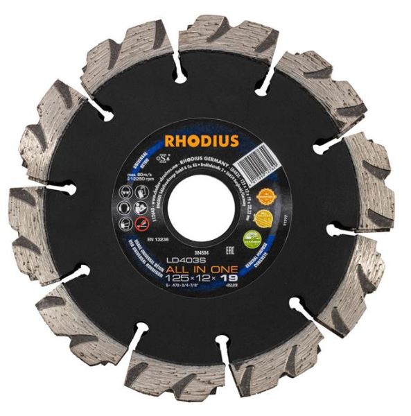Billede af Rhodius Fugefræser all in one LD403S 150x19,0x22,23