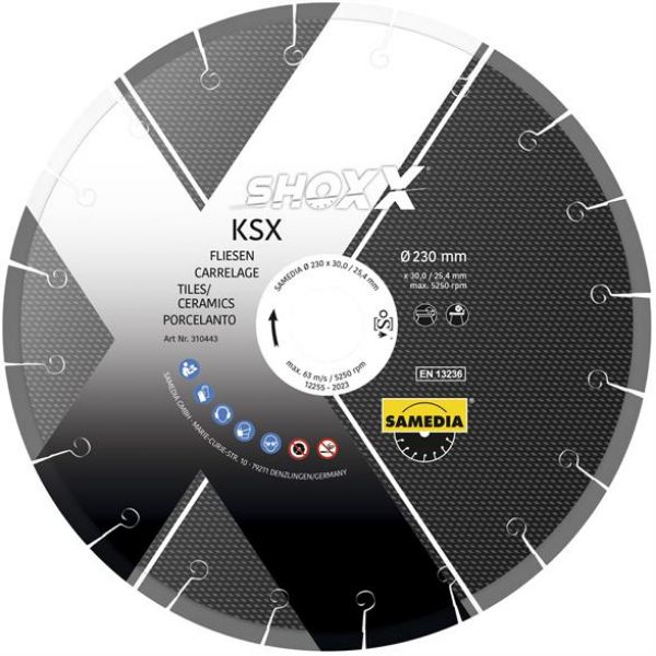 Billede af Samedia diamantklinge SHOXX KSX 350x30/25,4 