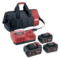 Billede af FlexPack 3 x 5,0 AH Batteri + Lader + Taske
