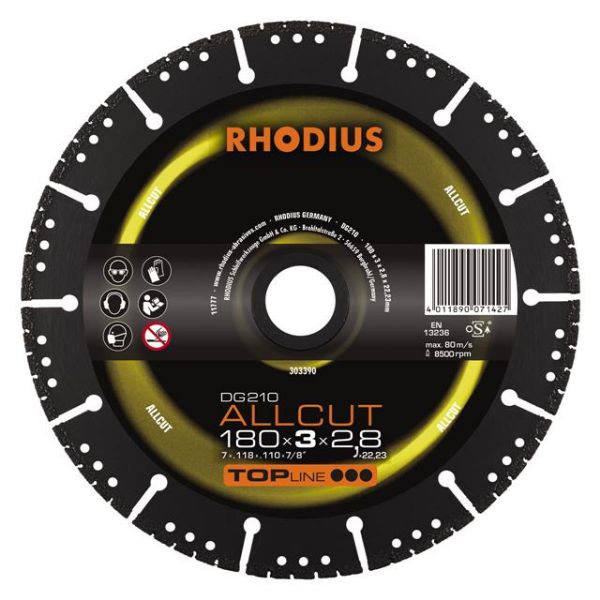 Billede af Rhodius diamantklinge DG210 All-Cut