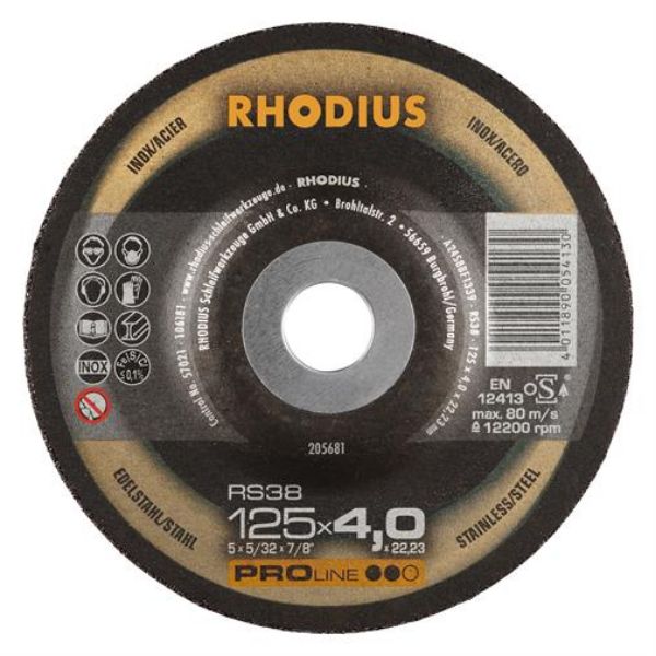 Billede af Rhodius slibeskive RS38