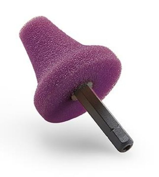 Billede af Flex polersvamp, kegle, lilla PK-V 35 HEX (5 stk.)