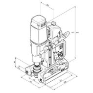 Billede af BDS PIPEMAB525 Magnetboremaskine