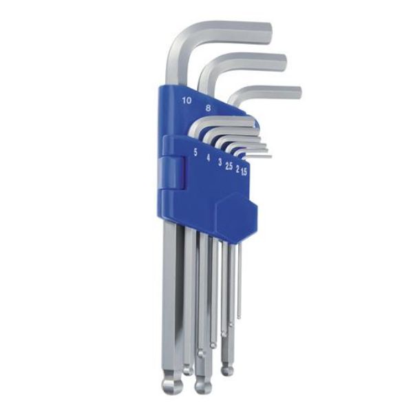 Billede af Heytec sekskantsæt L-Nøgle med kugle