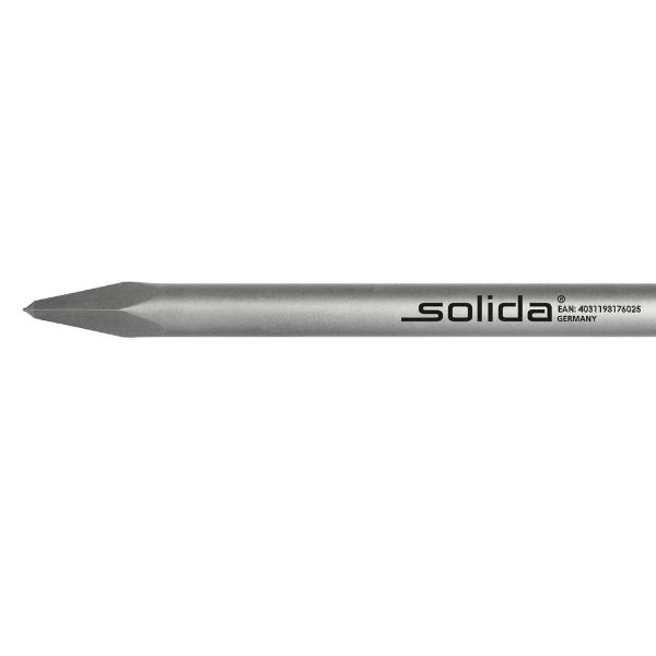 Billede af Solida Spidsmejsel 400mm Wacker Ø 27 x 80 - Bund / Collar / Colerette / Roseta □ 34 mm