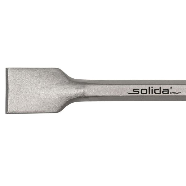 Billede af Solida Bredmejsel 55 x 500mm 6-kt 22mm mit 6 nuten