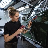 Billede af Flex forlænger FS 140 inkl. 24 polerkegler/sæt