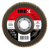 Billede af IBEX Lamelslibeskive 125 K40 Rød Keramisk