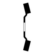 Billede af IBEX Lamelslibeskive 125 K40 Rød Keramisk