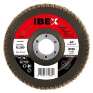 Billede af IBEX Lamelslibeskive 125 K60 Rød Keramisk