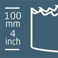 Billede af Wilpu Hulsav PVC Ø177mm
Kopdybde 100mm