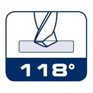 Billede af Bohrcraft Spiralbor 36,5mm MK4 DIN 345 HSS Profi-Plus