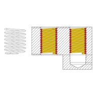 Billede af Baer coils M14x1,0-1,5 D (50stk)