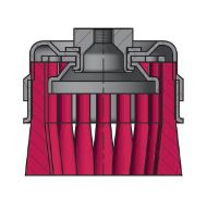 Billede af Lessmann kopbørste Snoet 150mm M14 Stål 0,50