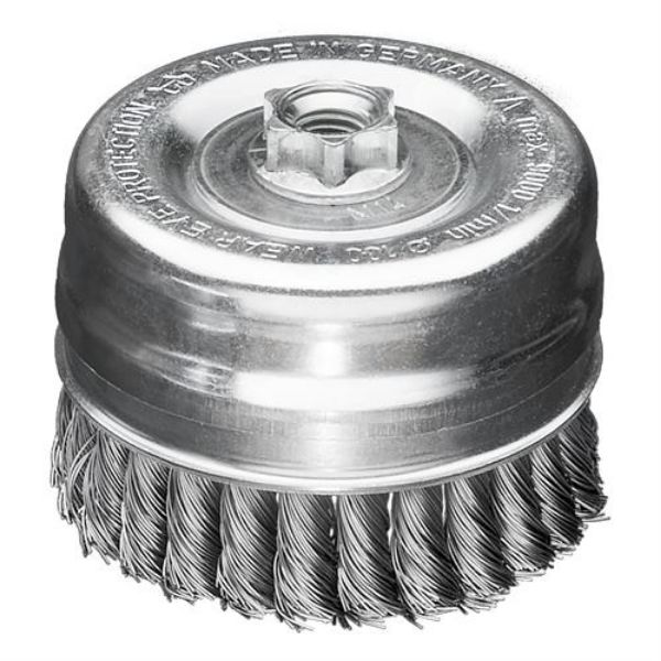 Billede af Lessmann kopbørste Snoet 150mm M14 Stål 0,50