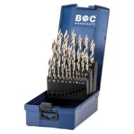 Billede af Bohrcraft Spiralborsæt KG24 TURBO STEP HSS-G DIN 338 1-10,2mm inkl. 3,3/4,2/6,8/10,2 - 24 dele ABS-box