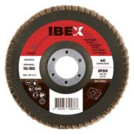 Billede af IBEX Lamelslibeskive 150 K40 Rød Keramisk